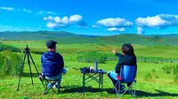 呼伦贝尔 恩和俄罗斯民族乡 北山风景