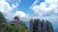 【4K】贵港市平南县北帝山，走个玻璃栈道，望着脚下头晕腿软