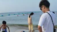 美丽的东山浴场！