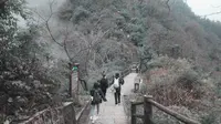 峨眉山-钻天坡---洗象池，一镜到底，狠狠做有氧