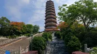 【4K】江门江海白水带公园-龙光塔-徒步漫游