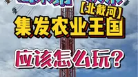 周末遛娃第一次来，秦皇岛北戴河集发农业梦想王国！应该怎么玩？
