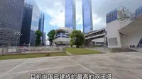 贵阳花果园双子塔，传说是全国第一双子塔，网友航拍后感觉被骗