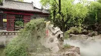 聊斋城，中国旅游精选4A景区，蒲松龄故里，聊斋狐鬼仙妖文化园林。