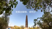 中国六大佛教铁塔之一聊城铁塔，很多人饶塔诵经祈福，我也没忍住