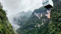 陕西商南县：云游金丝峡 尽享视觉盛宴