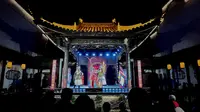 水亭门历史文化街区的婺剧表演，这衢州话够地道啊