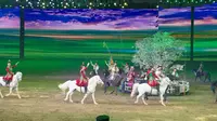 内蒙古千古马颂表演，全程无尿点，值得全家观赏