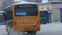 037-[跨年作]吉林公交鸣山绿洲专线车(鸣山绿洲滑雪场 - 青林街):前方展望