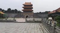 实拍沈阳市北陵公园风景，这是清朝开国皇帝的陵寝，里面风景特别好