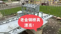 天津的老金钢桥真漂亮，据说是法国人设计的