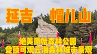 东北绝美原始森林公园，延吉帽儿山，登顶可观云海森林和城市景观