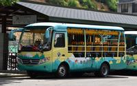 【乘坐观光车行走于刺激山路！】麻城龟峰山景区观光车（关口坳→北门游客中心） 全程前档展望
