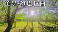 在拉萨市郊的圣泉，雄巴拉曲