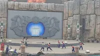 泰安石敢当景区，大型实景演出，石敢当
