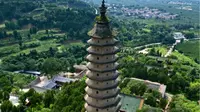 山西运城永济万固寺 - 始建于北魏 被名人称成“第一禅林” 多宝佛塔被称为“中国第一塔”无梁殿更是国内现存罕见珍品。
