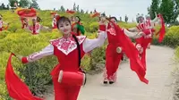 安塞腰鼓精彩亮相南沟景区
