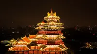 南京阅江楼 大疆AIR3夜拍，大疆自带的大师镜头真香，省的操控打杆了