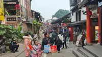 实拍重庆磁器口古镇，无文案无配乐，这才是真实的镜头展现