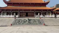 回农村后的旅游，手持拍摄《南安市诗山镇凤山寺圣王文化园》