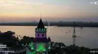 一起出来玩吧！来#松花江观光索道 ，让你体验早晚景色各不同！