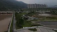 雅安熊猫绿岛公园的女娲补天