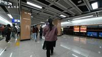 厦门地铁1号线《园博苑站》出站3口+园博苑公交站2025年1月