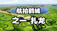 《航拍鹤城》之一，航拍扎龙丹顶鹤自然保护区
