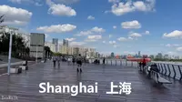 上海 徐汇滨江西岸 漫步 4K｜观景平台｜滨江滑板公园｜卢浦大桥