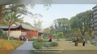 路边的绿地—嘉兴三塔公园