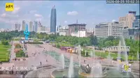 （直播济南视角）济南泉城广场喷泉2026.8.25 10:00 中国喜事