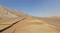 【4K】巴楚小众景点白沙山，217国道旁的沙漠公园