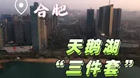 合肥天鹅湖“三件套”打卡