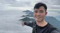 广西十万大山狮山观海台，花了4个小时终于爬上来了，眼前的景象很壮观