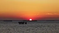 来南通滨江公园一起看日落