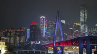 【4KHDR】重庆千厮门大桥开灯