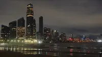 第三海水浴场开灯瞬间