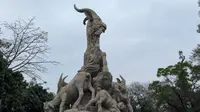 生活在广州十几年，第一次看到真正五羊雕像说出去都没人信