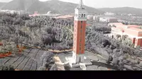 云南大学钟楼航拍