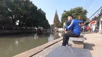 上海金泽古镇，游客是真的少