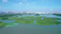 江苏省东海县西双湖景区美丽景色