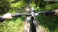 云骑车系列带你骑佛山西樵山激烈林道
