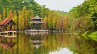 广东潮州饶平绿岛山庄4k航拍