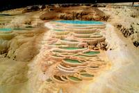 我国最大的自然台地钙化景观，香格里拉白水台。30元门票还是值得的