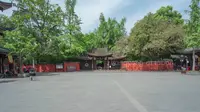 四川眉山三苏祠移动延时摄影