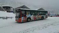成都西岭雪山景区摆渡车