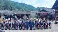 郎德苗寨表演