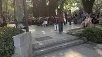 荔湾湖公园 荔枝湾区大戏台 现场洛神