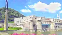 参观镇海口海防历史纪念馆
