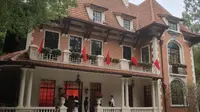 《义勇军进行曲》灌注地，百代小楼国庆音乐快闪。
